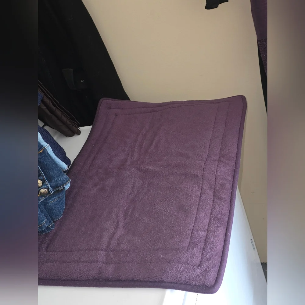 Purple Shower Curtain & Mat
